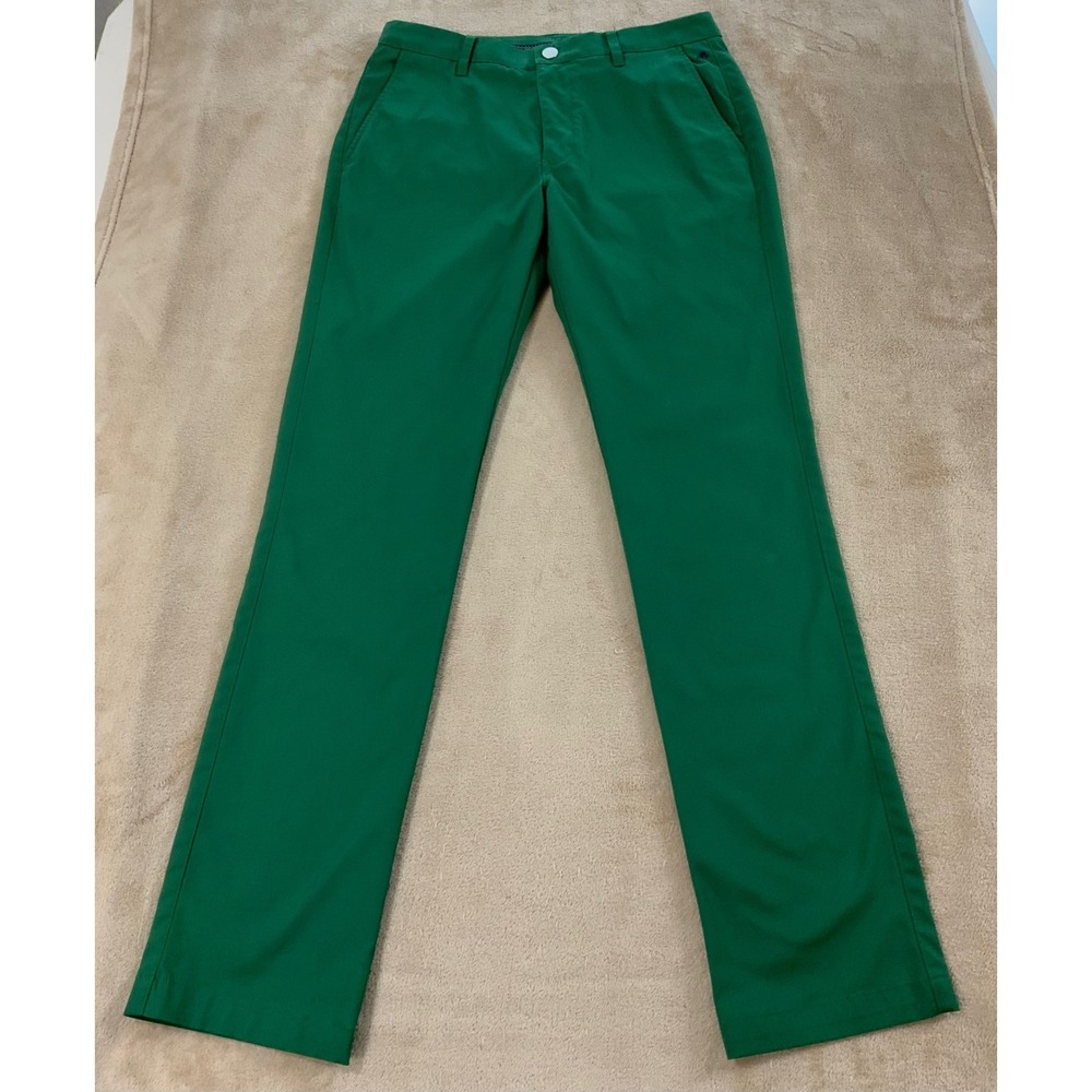 Bonobos Maide Slim Straight Chino‎ Pants Men's W31xL34 Green Golf EUC
